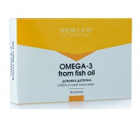 Добавка диетическая OMEGA-3 from fish oil (ОМЕГА-3 из рыбьего жира), 20 капсул