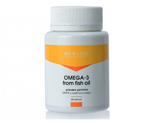 Добавка диетическая OMEGA-3 from fish oil (ОМЕГА-3 из рыбьего жира), 60 капсул